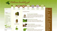 Desktop Screenshot of naturaherbaty.pl