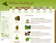 Tablet Screenshot of naturaherbaty.pl